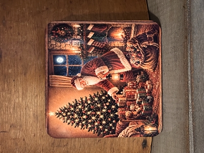 Santa And Tree 4